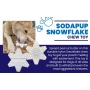 White - SP Snowflake Ultra Durable Nylon Dog Chew Toy for Aggressive Chewers