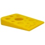Yellow - SP Swiss Cheese Wedge Durable Nylon Dog Chew Toy for Aggressive Chewers