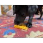 Yellow - SP Swiss Cheese Wedge Durable Nylon Dog Chew Toy for Aggressive Chewers