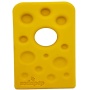 Yellow - SP Swiss Cheese Wedge Durable Nylon Dog Chew Toy for Aggressive Chewers