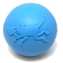 Blue - SP Wag Ball Ultra Durable Synthetic Rubber Chew Toy & Floating Retrieving Toy - Large
