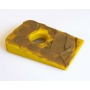 Yellow - SP Swiss Cheese Wedge Durable Nylon Dog Chew Toy for Aggressive Chewers
