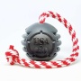 Black - USA-K9 Magnum Black Stars and Stripes Ultra-Durable  Rubber Chew Toy, Reward Toy, Tug Toy, and Retrieving Toy  - Large