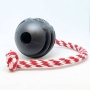 Black - USA-K9 Magnum Black Stars and Stripes Ultra-Durable  Rubber Chew Toy, Reward Toy, Tug Toy, and Retrieving Toy  - Large
