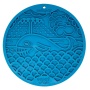 Blue Whale E-Mat - Whale Design eMat Enrichment Lick Mat With Suction Cups