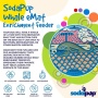 Blue Whale E-Mat - Whale Design eMat Enrichment Lick Mat With Suction Cups