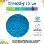 Blue Whale E-Mat - Whale Design eMat Enrichment Lick Mat With Suction Cups