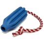 Blue - USA-K9 Rocket Durable Rubber Reward Toy, Tug Toy, and Retrieving Toy  - Large