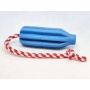 Blue - USA-K9 Rocket Durable Rubber Reward Toy, Tug Toy, and Retrieving Toy  - Large