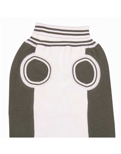 Duck Green - Halo Duck Green Plaid Paw Sweater - 3XL
