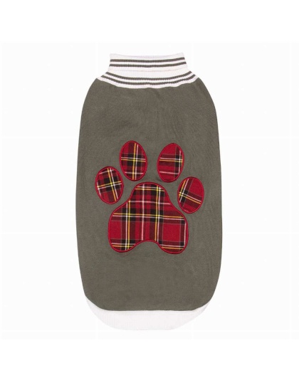 Duck Green - Halo Duck Green Plaid Paw Sweater - L