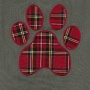 Duck Green - Halo Duck Green Plaid Paw Sweater - M