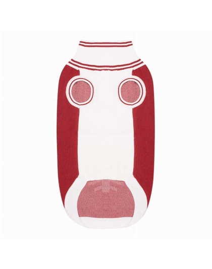 EC Red - Halo EC Red Plaid Paw Sweater - L