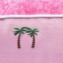 Pink - Halo Palm Trees Rectangular Dog Bed - S