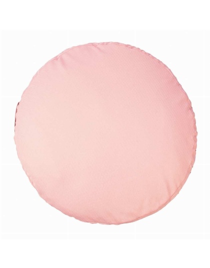 Pink - Halo Palm Trees Round Dog Bed - L