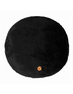 Black - Halo Round Martinis Dog Bed - L