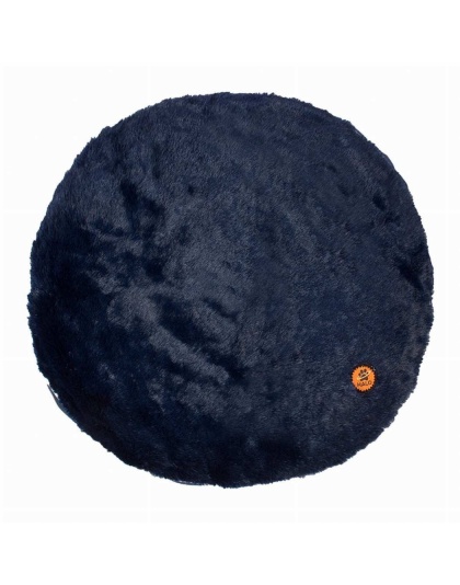 EC Navy - Halo Snowflake Round Dog Bed - L