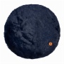 EC Navy - Halo Snowflake Round Dog Bed - L