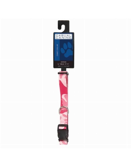 Pink - CC Camo Collar 6-10In Pnk