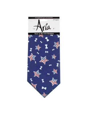 USA Blue - AR Bone in the USA Bandana Blu