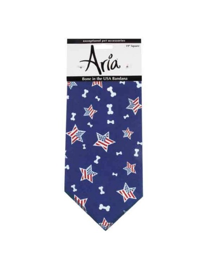 USA Blue - AR Bone in the USA Bandana Blu