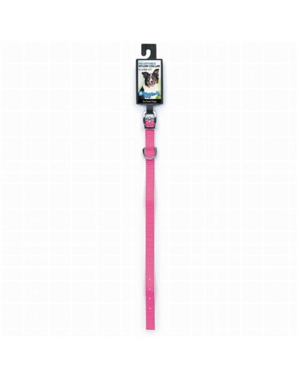 Neon Pink - DGR 1/2in Nylon Collar 14in Neon Pink - 14in