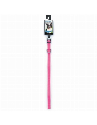 Neon Pink - DGR 1/2in Nylon Collar 16in Neon Pink - 16in