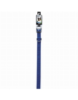 Blue - DGR 1in Dbl Nylon Collar 20in Blue - 20in