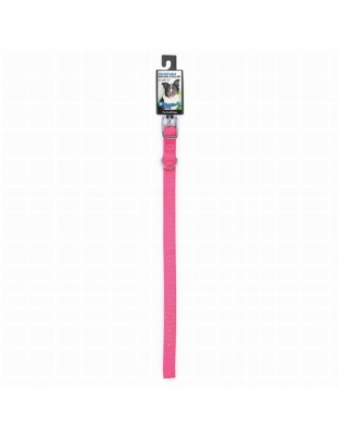 Neon Pink - DGR 5/8in Nylon Collar 14in Neon Pink - 14in