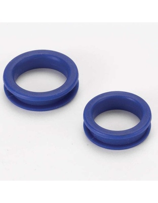 Blue - HR Rubber Finger Ring Blu