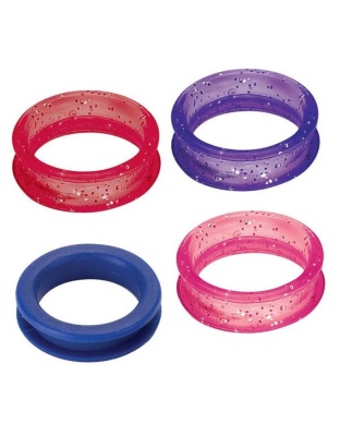 Pink - HR Rubber Thumb Ring Pnk