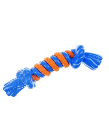 Blue - IF TPR/Rope Bone Sm Blu - Small