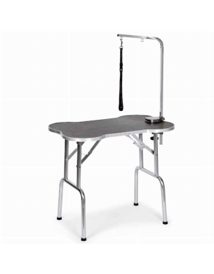 Black - ME Bone Shaped Folding Table 36In Blk - 36in