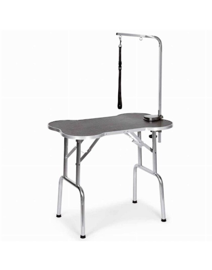 Black - ME Bone Shaped Folding Table 36In Blk - 36in
