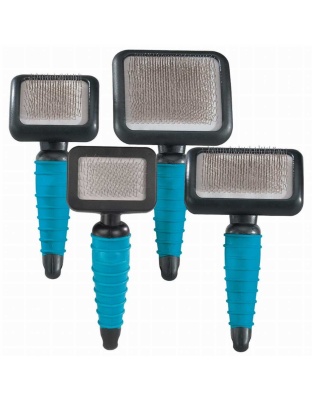 Blue - MG Ergonomic Slicker Brush S - Small