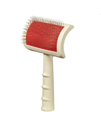 White - MG Universal Slicker Brush L Wht - Large