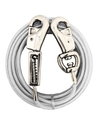 Prestige 20ft XL Dog Tie-out w Spring - 20ft