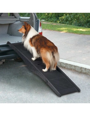 Black - CR Tri-Fold Vehicle Pet Ramp Blk