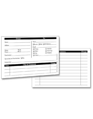 Customer Profile Cards 4x6In 50Pk