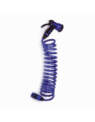 Blue - ME 6in1 Coil Spray Hose 120In Blu