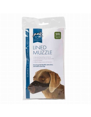 TP Lined Nylon Muzzle 10.25Insnout 5XL - 10.25In snout 5XL