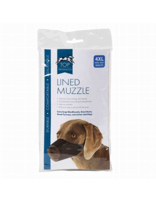 TP Lined Nylon Muzzle 10.75InSnout 4XL - 10.75In Snout 4XL