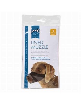 TP Lined Nylon Muzzle 4.5In Snout Sz 0 - 4.5In Snout Sz 0
