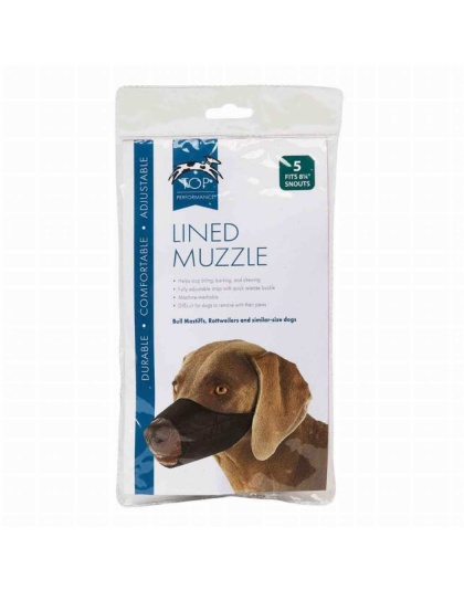 TP Lined Nylon Muzzle 8.25InSnout Sz 5 - 8.25In Snout Sz 5