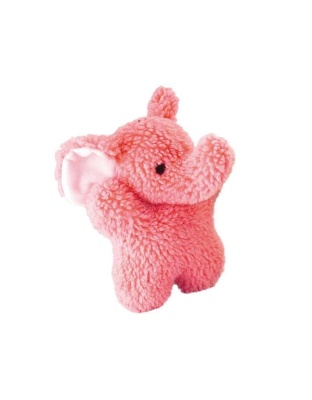 Pink - ZA Cuddly Berber Baby Elephant 8In Pnk