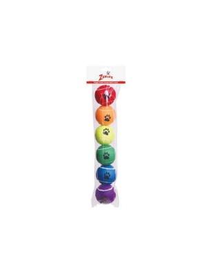 ZA Puppy Pride Tennis Ball 6Pk