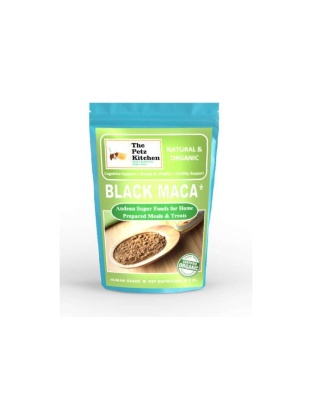 Black Maca - Cognitive Energy & Fertility Support* The Petz Kitchen - Organic & Human Grade Ingredients For Home Prepared Meals & Treats - 8 Oz.