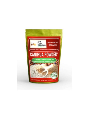 Canihua Flour - Organic Ancient Seed Grain - Complete Protein - Wheat & Gluten Free* The Petz Kitchen Dog & Cat Super Foods* - 8 Oz