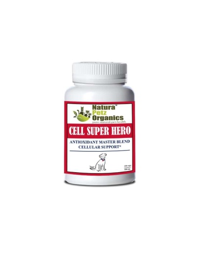 Cell Super Hero Max* Antioxidant Master Blend Cellular Support* Dogs Cats - Dogs 450 mg. / 150 Caps