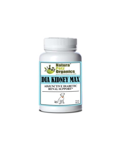 Dia Kidney Max Capsules* Adjunctive Diabetic Renal Support* Dogs And Cats - DOG 90 Caps / 500 mg.